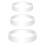 3Pcs Small White Floating Feeding Rings for Betta Fish and Pond 1