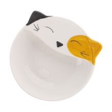 Decorative Ceramic Cat Spoon Holder Compact Spoon Tray