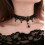 Gothic-Spitzenchoker-Halskette im viktorianischen Stil 1