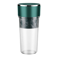 400 ml bærbar juicerkop, USB-genopladelig blender til smoothies og shakes, vaskbar frugt- og grøntsagsmixer, kompatibel med rejsebrug