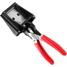 Portable Handheld Passport Photo Cutter Black Metal 2 Pcs