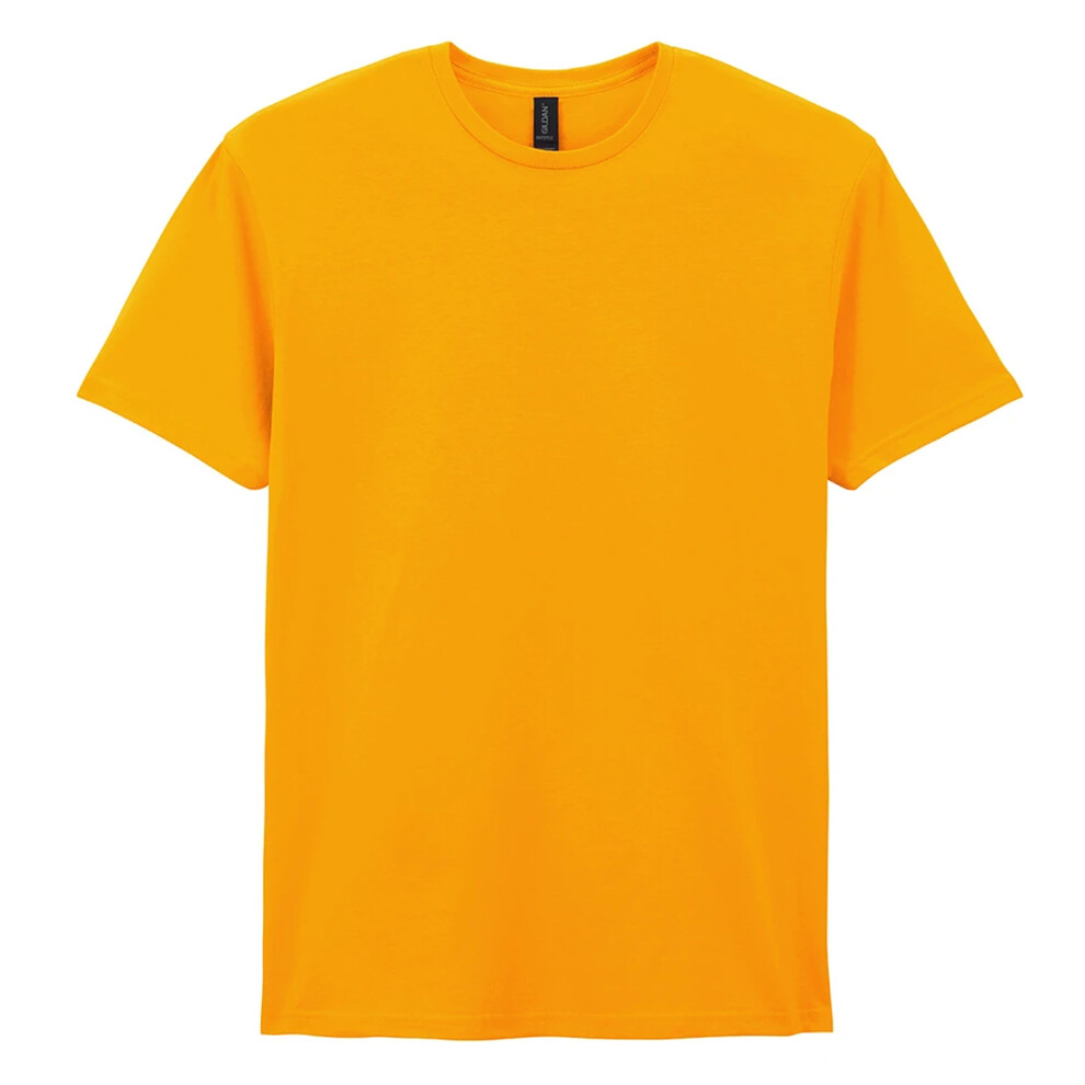 Gildan (3Xl, ) Mens Short Sleeve Soft-Style T-Shirt Gold