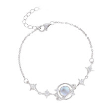Alloy Star-Shaped Bracelet for Girls, Suitable for Casual and Formal Occasions