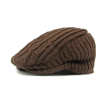 Winter Beret Hat For Outdoor Activity Commute Travel-brown