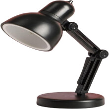 Lampe de bureau robot rétro en métal rouge, lampe industrielle pour table de chevet et bureau, décoration créative