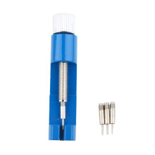Removedor de elos de pulseira de relógio, kit de ferramentas para remoção de pulseiras de relógio, pulseira de metal ajustável, kit de
