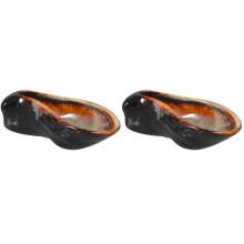 2Pièces Assiettes Céramique Raffinées Pour Dîner Buffet