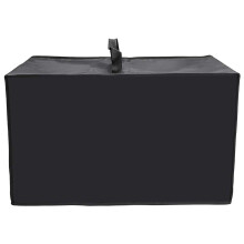 Telo di copertura per microonde Tsusuoun, nero, in poliestere, impermeabile, antipolvere, con maniglia portatile, per forno a microonde, protezione