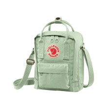Sac bandoulière unisexe en toile imperméable vert menthe, idéal pour le sport, les voyages, la course à pied, la randonnée et le vélo.