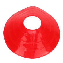 20 Pack Bright Red Agility Cones