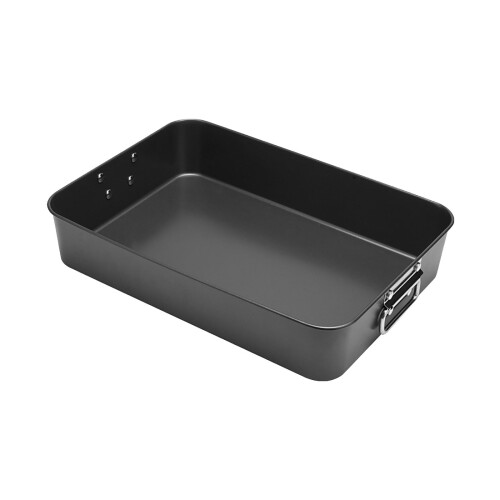 Rectangular Nonstick Roasting Pan 16.1 x 11.6 in Carbon 2
