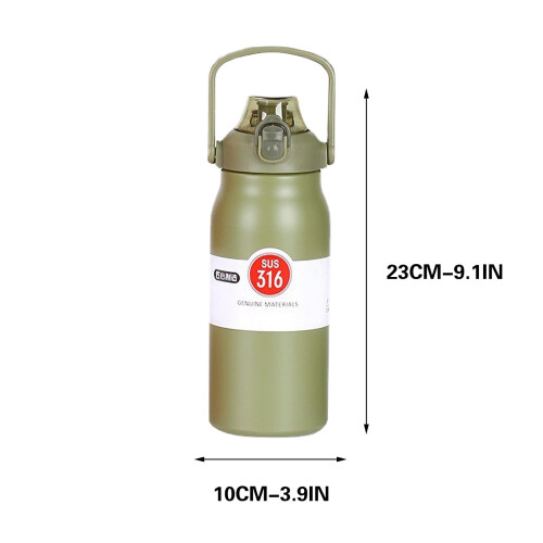 YOBOLK isoleret vandflaske i rustfrit stål 500 ml 1