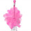 Flamingo Christmas Tree Topper Pink Artificial Feather 1pc 7