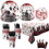 Halloween Blood Handprint Decor Set 1pc 2