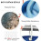 Marble Bathroom Set White 4 pcs 6