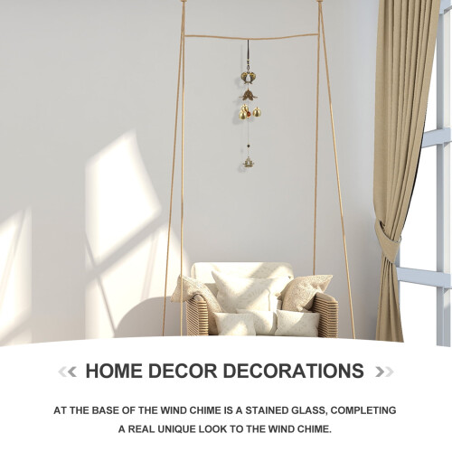Carillon éolien en métal pour jardin ou balcon (2 pièces) 2