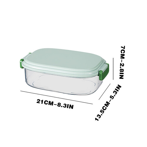 Ruhiku GW Bento-Box, mikrowellengeeignet, 3 Fächer 1