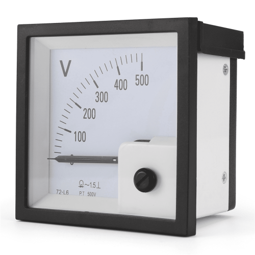 72-L6Voltmeter500V μετρητής τάσης τύπου δείκτη μηχανικού μετρητή δείκτη κεφαλής σετ 2
