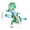 Dinosaur Climbing Slide Playground with Music Lights 2