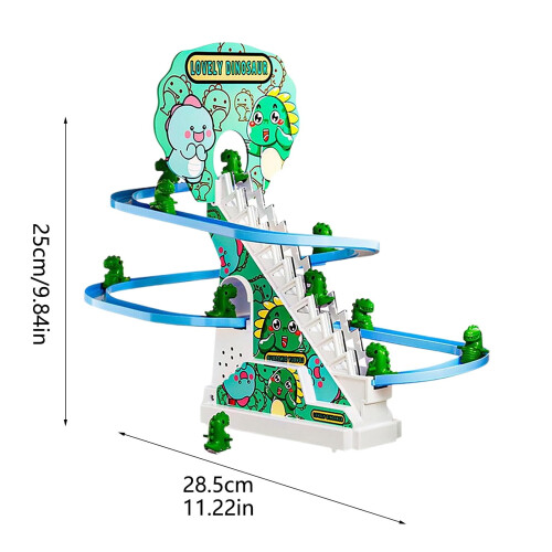 Dinosaur Climbing Slide Playground with Music Lights 1