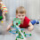Dinosaur Climbing Slide Playground with Music Lights 3