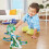 Dinosaur Climbing Slide Playground with Music Lights 4