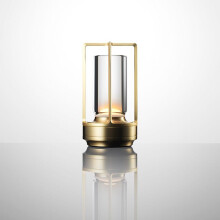 Minimalist Cordless Table Lamp Aluminium Acrylic