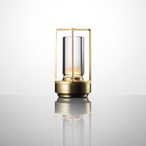 Minimalist Cordless Table Lamp Aluminium Acrylic