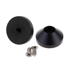 Aluminium CNC-tastaturfodkegler med skruer 2 stk.