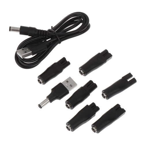 USB-Ladeadapter für elektrische Barttrimmer und Rasierer