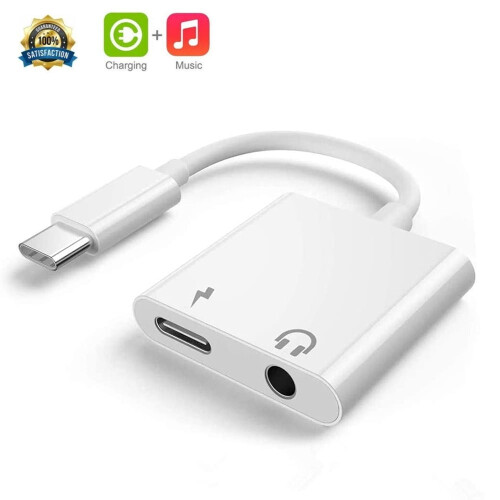USB-C auf 3,5-mm-Audio- und Ladeadapter
