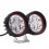 Faro a LED per moto con clacson, nero, 12-80V 1