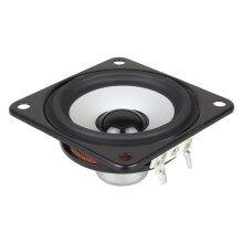Alto-falante magnético de 3 polegadas, 4 ohms e 15 W de frequência total.