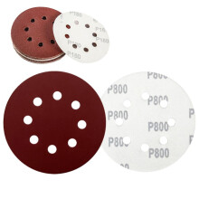 Sanding Discs 5 inch 8-hole 10 pcs 80-3000 grit