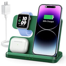 Ασύρματος σταθμός φόρτισης 3 σε 1 για iPhone, Apple Watch &