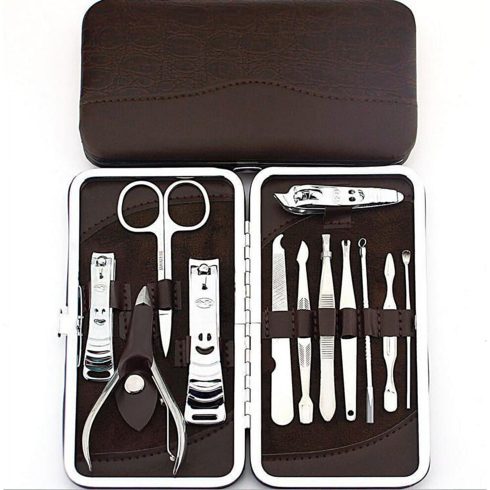 12-Piece Stainless Steel Manicure & Pedicure Set