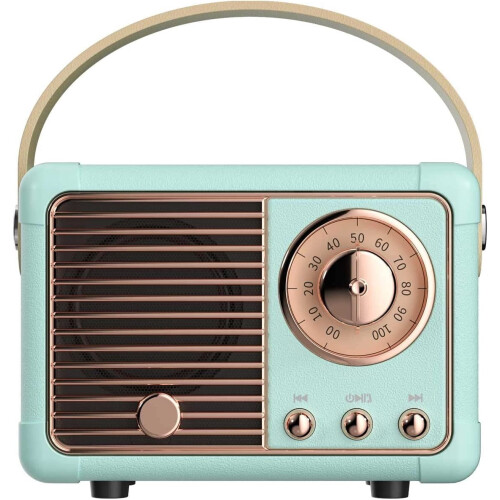 Retro Bluetooth Speaker Vintage Style Small Wireless Speaker