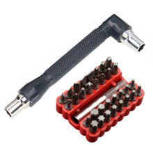 1/4" magnetický dvouhlavý L-klíč s šestihrannými bity