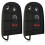 Confezione da 2 coperture in silicone per chiavi smart Dodge e Jeep 1