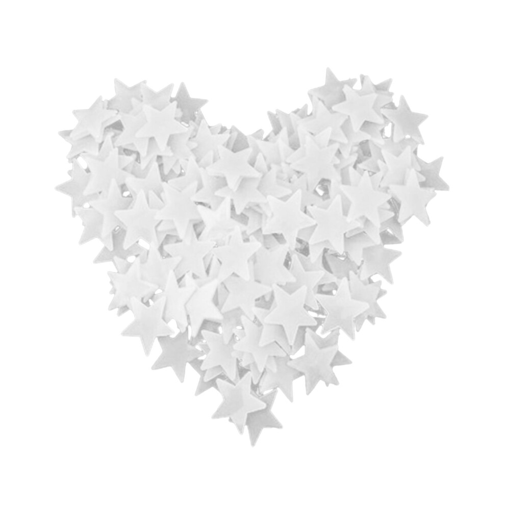 Glow-In-The-Dark Star Wall Stickers 100 Pcs 9058772293275