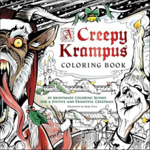 Creepy Krampus Coloring Book Paperback Book