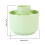 Pen Holder 360 Rotating 5-Slot Desktop Organizer 2