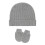 Bonnets, chapeaux, mitaines, gants en coton pour-Gris 1