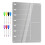 Pack of Clear Acrylic Fridge Magnet Board for Refrigerator 1
