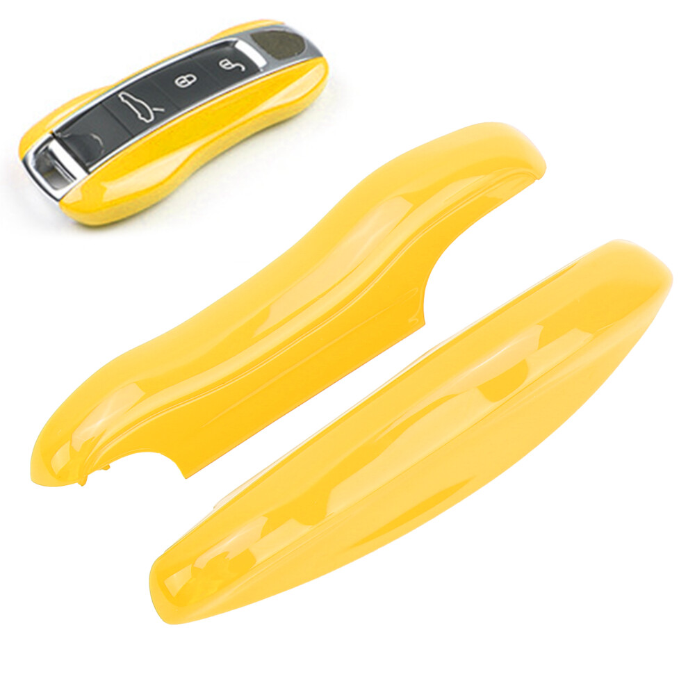 Abs Key Fob Cover For Porsche Yellow 7806371613756