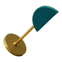 Metal Earring Stand Suitable for Durability and Stability-Green