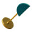 Metal Earring Stand Suitable for Durability and Stability-Green 1