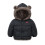 Child Fleece Jacket Soft Fleece Lining Warmth-Black 100cm 1