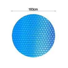 Cobertura para piscina redonda de 1,8 m/2,4 m para banheira de hidromassagem, manta solar de retenção de calor.