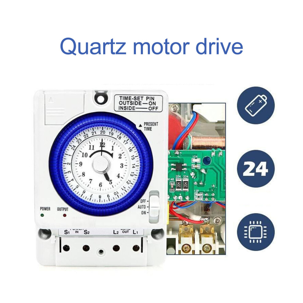 Mechanical Time Switch 24H Outage Compensation